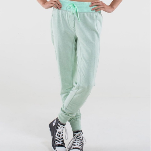 lululemon athletica Pants - lululemon happy yin year sweatpants Mint Green